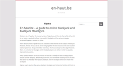 Desktop Screenshot of en-haut.be